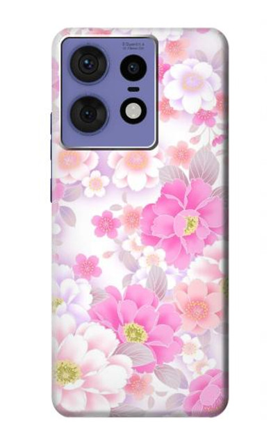 S3036 Pink Sweet Flower Flora Case Cover Custodia per Motorola Edge 50 Fusion