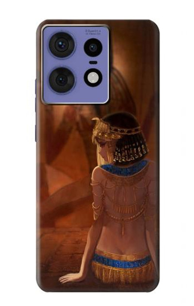 S3919 Egyptian Queen Cleopatra Anubis Case Cover Custodia per Motorola Edge 50 Fusion