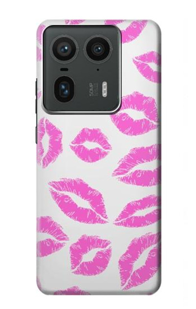 S2214 Pink Lips Kisses Case Cover Custodia per Motorola Edge 50 Ultra