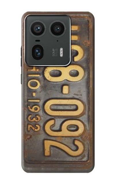 S3228 Vintage Car License Plate Case Cover Custodia per Motorola Edge 50 Ultra