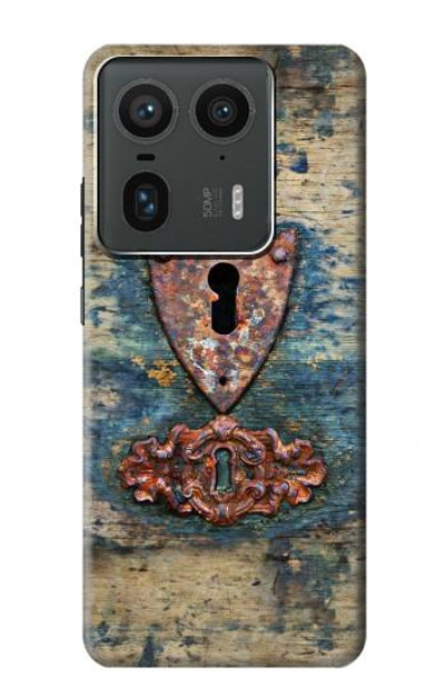 S3955 Vintage Keyhole Weather Door Case Cover Custodia per Motorola Edge 50 Ultra