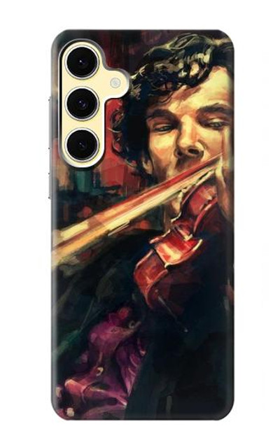 S0723 Violin Art Paint Case Cover Custodia per Samsung Galaxy S24 FE
