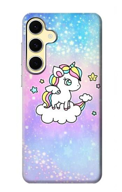 S3256 Cute Unicorn Cartoon Case Cover Custodia per Samsung Galaxy S24 FE