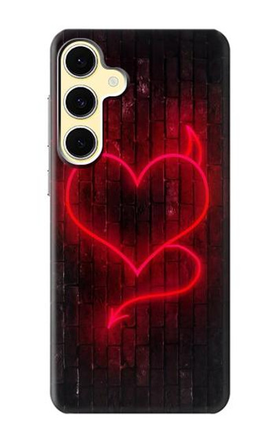 S3682 Devil Heart Case Cover Custodia per Samsung Galaxy S24 FE