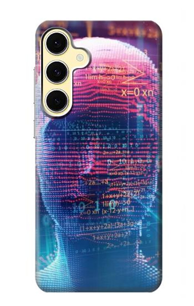 S3800 Digital Human Face Case Cover Custodia per Samsung Galaxy S24 FE