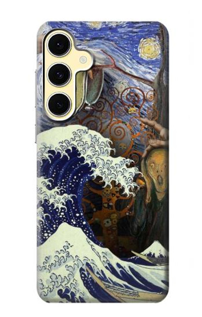 S3851 World of Art Van Gogh Hokusai Da Vinci Case Cover Custodia per Samsung Galaxy S24 FE