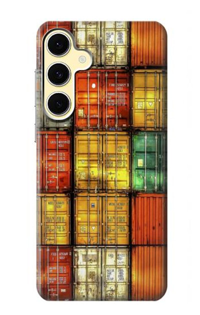 S3861 Colorful Container Block Case Cover Custodia per Samsung Galaxy S24 FE