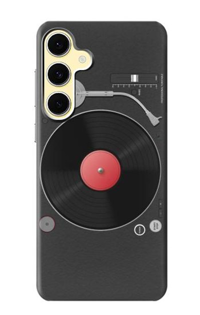 S3952 Turntable Vinyl Record Player Graphic Case Cover Custodia per Samsung Galaxy S24 FE