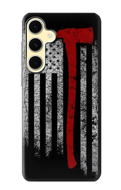 S3958 Firefighter Axe Flag Case Cover Custodia per Samsung Galaxy S24 FE