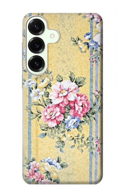 S2229 Vintage Flowers Case Cover Custodia per Samsung Galaxy S25 Plus