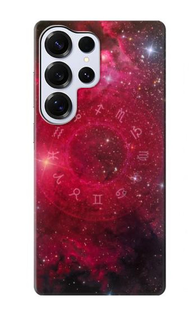 S3368 Zodiac Red Galaxy Case Cover Custodia per Samsung Galaxy S25 Ultra