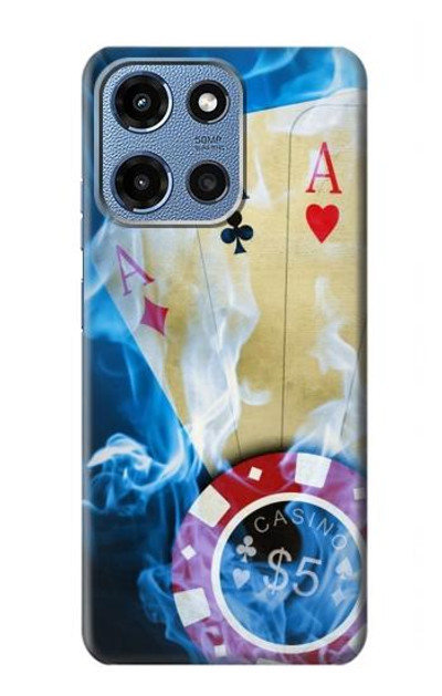 S0348 Casino Case Cover Custodia per Motorola Moto G 5G (2025)