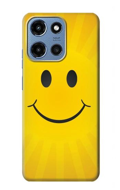 S1146 Yellow Sun Smile Case Cover Custodia per Motorola Moto G 5G (2025)
