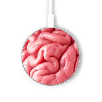 S0339 Brain Caricabatterie wireless da 15W, tipo C, per iPhone e Android, con luce LED