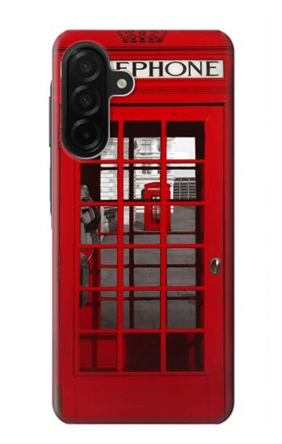 S0058 British Red Telephone Box Case Cover Custodia per Samsung Galaxy A26