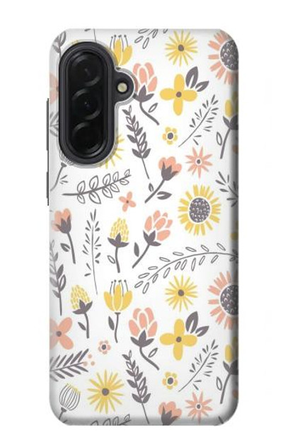 S2354 Pastel Flowers Pattern Case Cover Custodia per Samsung Galaxy A36