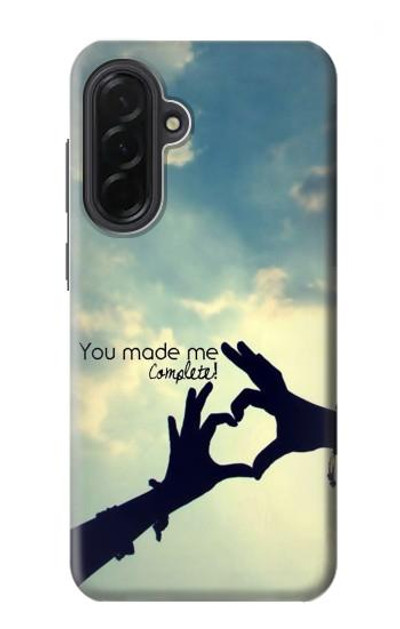 S2640 You Made Me Complete Love Case Cover Custodia per Samsung Galaxy A36