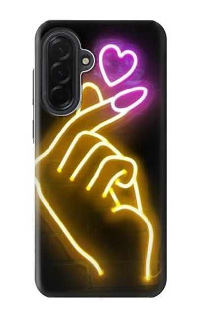 S3512 Cute Mini Heart Neon Graphic Case Cover Custodia per Samsung Galaxy A36
