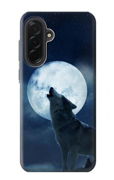 S3693 Grim White Wolf Full Moon Case Cover Custodia per Samsung Galaxy A36