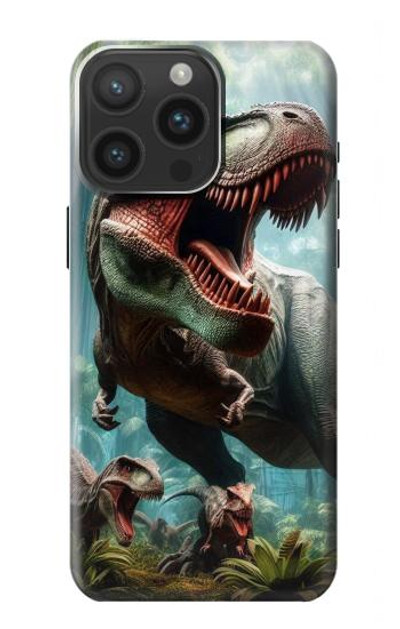 S4021 T-rex Dinosaur Jurassic Case Cover Custodia per iPhone 15 Pro Max