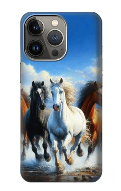 S3996 Horse Running Case Cover Custodia per iPhone 13 Pro Max