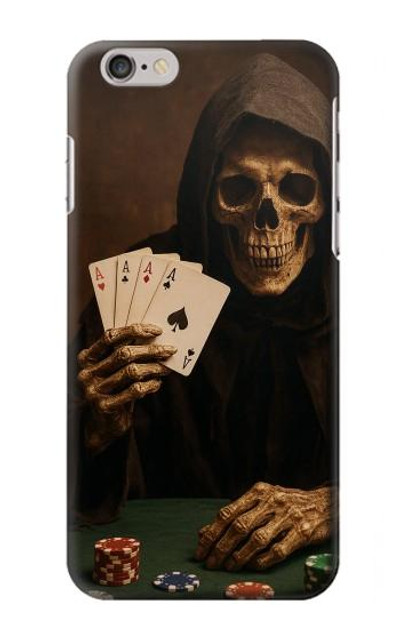 S3994 Grim Reaper Poker Win Case Cover Custodia per iPhone 6 6S