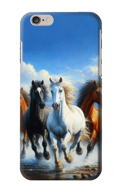 S3996 Horse Running Case Cover Custodia per iPhone 6 6S