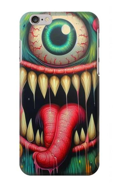 S4000 Monster Graffiti Wall Art Case Cover Custodia per iPhone 6 6S