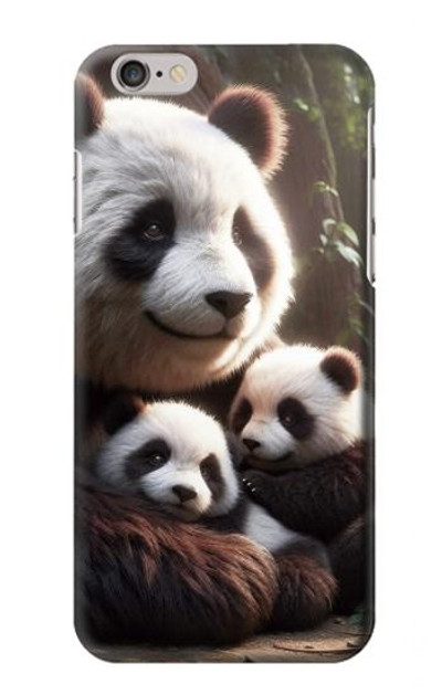 S4008 Panda Family Case Cover Custodia per iPhone 6 6S