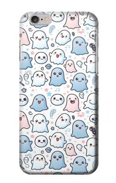 S4013 Seamless Cute Ghost Pattern Case Cover Custodia per iPhone 6 6S