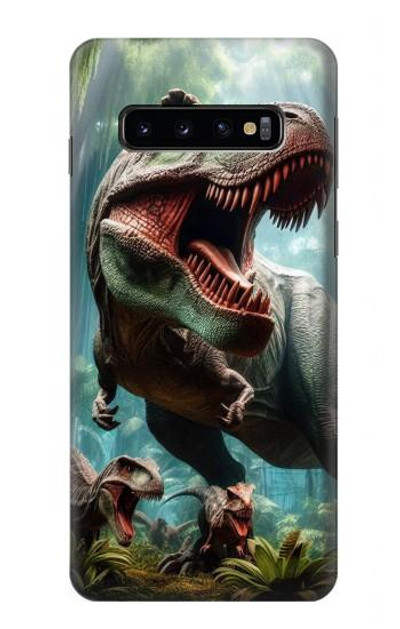 S4021 T-rex Dinosaur Jurassic Case Cover Custodia per Samsung Galaxy S10