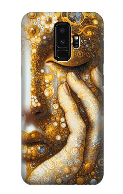 S4026 Women Crying Golden Tear Case Cover Custodia per Samsung Galaxy S9 Plus