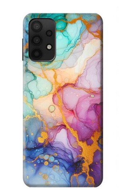 S4001 Multicolored Abstract Lilac Emerald Case Cover Custodia per Samsung Galaxy A32 5G