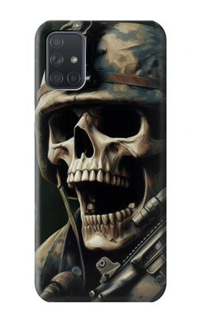 S4017 Skull Soldier Case Cover Custodia per Samsung Galaxy A71 5G