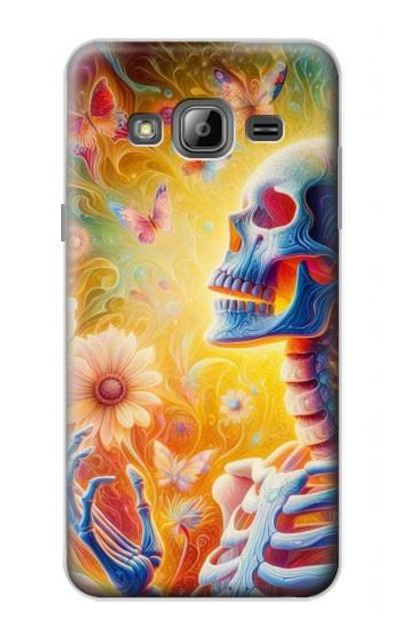 S3976 Colorful Skeleton Case Cover Custodia per Samsung Galaxy J3 (2016)