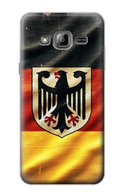 S3989 Germany Eagle Old Flag Case Cover Custodia per Samsung Galaxy J3 (2016)