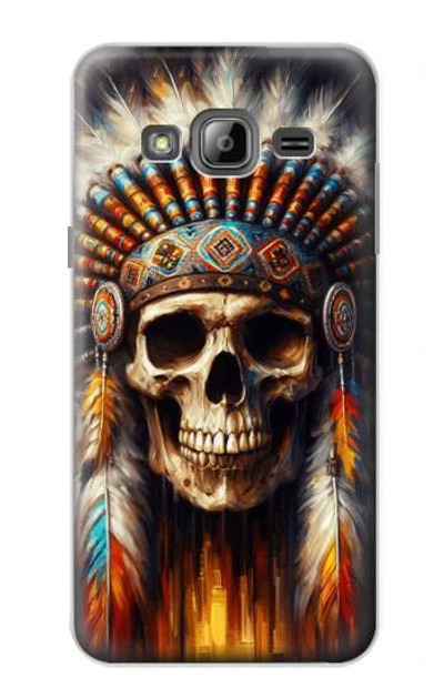 S4016 Native Skull Case Cover Custodia per Samsung Galaxy J3 (2016)