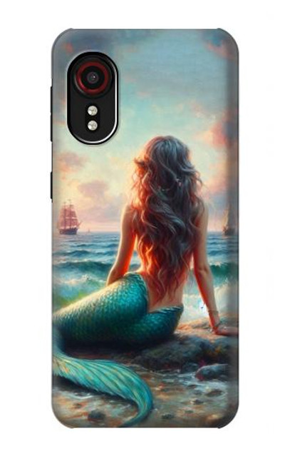 S4006 Oil Painting Mermaid Case Cover Custodia per Samsung Galaxy Xcover 5