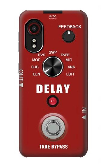 S4011 Red Guitar Analog Delay Graphic Case Cover Custodia per Samsung Galaxy Xcover 5