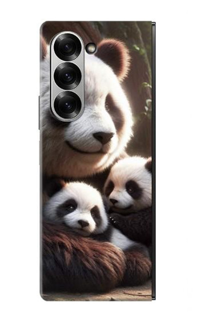 S4008 Panda Family Case Cover Custodia per Samsung Galaxy Z Fold 6