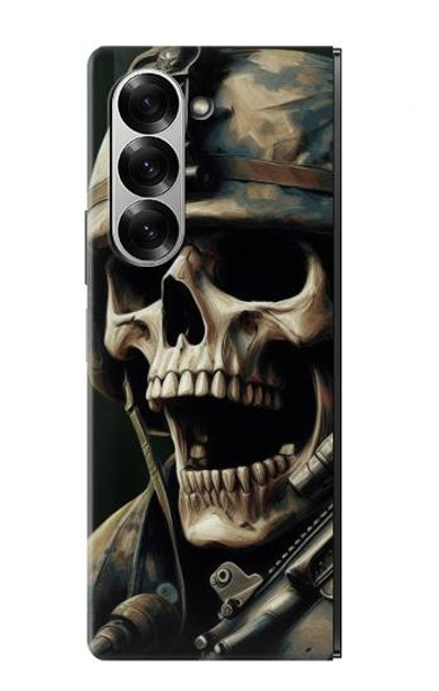S4017 Skull Soldier Case Cover Custodia per Samsung Galaxy Z Fold 6