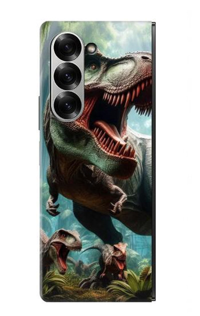 S4021 T-rex Dinosaur Jurassic Case Cover Custodia per Samsung Galaxy Z Fold 6