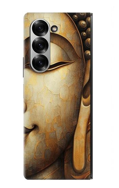 S4022 Vintage Buddha Face Golden Style Case Cover Custodia per Samsung Galaxy Z Fold 6