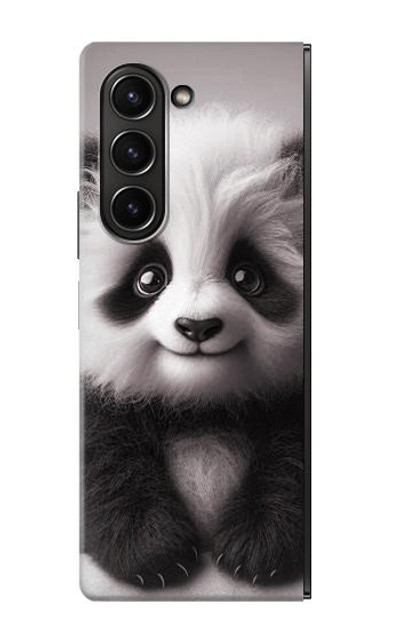 S3978 Cute Baby Panda Case Cover Custodia per Samsung Galaxy Z Fold 5
