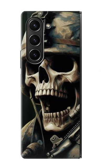 S4017 Skull Soldier Case Cover Custodia per Samsung Galaxy Z Fold 5