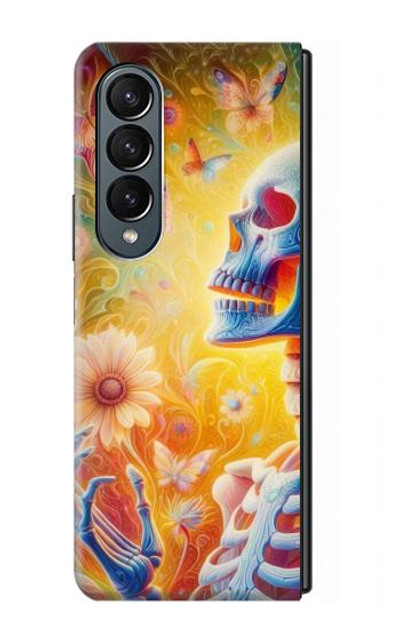 S3976 Colorful Skeleton Case Cover Custodia per Samsung Galaxy Z Fold 4