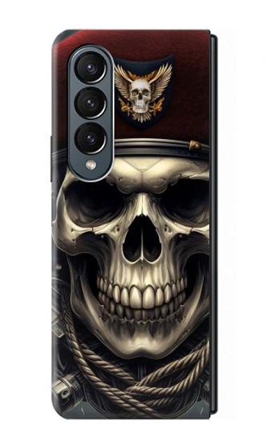S4014 Skull Soldier Army Case Cover Custodia per Samsung Galaxy Z Fold 4