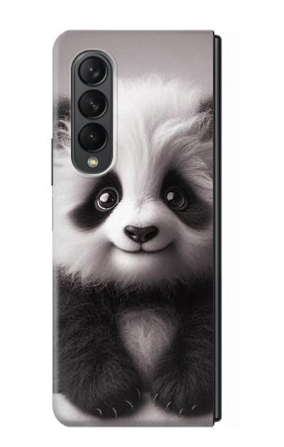 S3978 Cute Baby Panda Case Cover Custodia per Samsung Galaxy Z Fold 3 5G