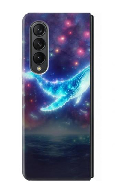 S3982 Dream Whale Colorful Nebula Case Cover Custodia per Samsung Galaxy Z Fold 3 5G