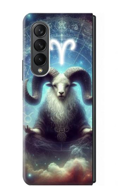 S4002 Mystical Zodiac Aries Case Cover Custodia per Samsung Galaxy Z Fold 3 5G